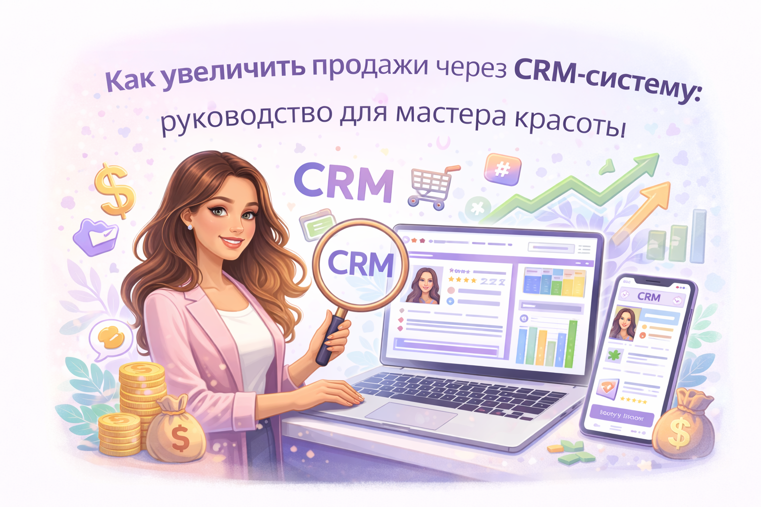 Как увеличить продажи через CRM-систему: руководство для мастера красоты